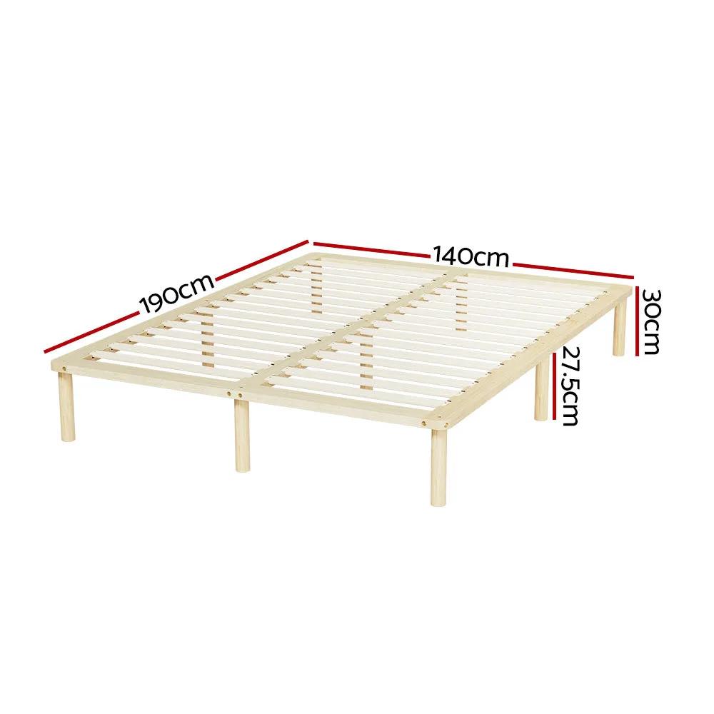 Double (Pine) Bed Frame | ZenWood Series