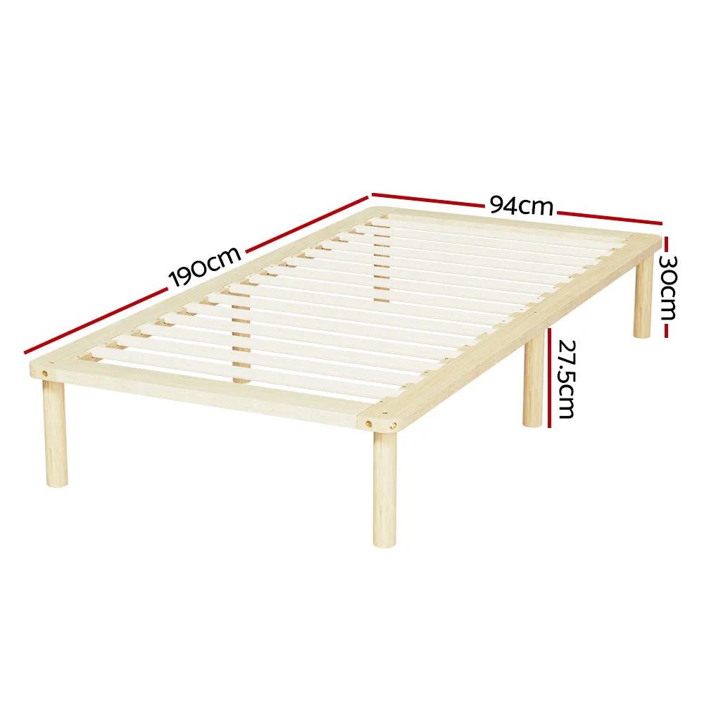 Single (Pine) Bed Frame | ZenWood Series